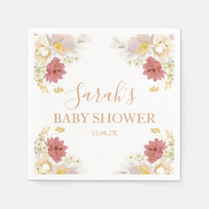 Baby in Bloom Baby Shower Napkins