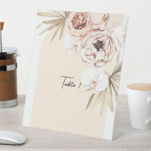 Baby In Bloom Baby Shower Pedestal Sign