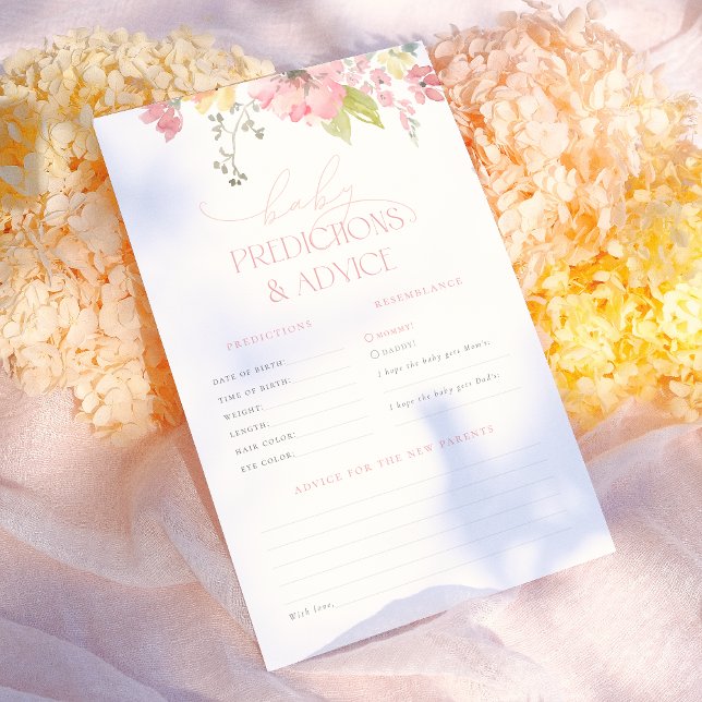 Baby in Bloom Baby Shower Prediction & Advice Game (Creator Uploaded)