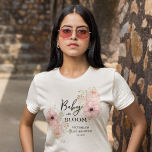 Baby in Bloom Baby Shower T-Shirt