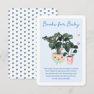 Baby In Bloom Cute Potted Plants Books For Baby Enclosure Card