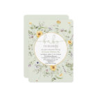 Baby in bloom floral wildflowers gender neutral