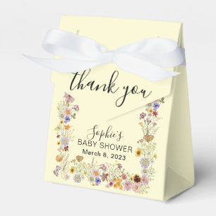 Baby In Bloom Garden Butterflies Baby Shower Favor Box
