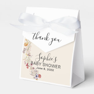 Baby In Bloom Garden Butterflies Baby Shower Favor Box