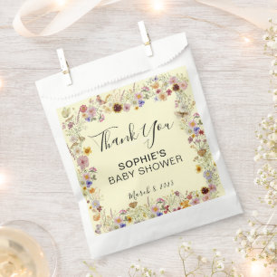Baby In Bloom Garden Butterflies Baby Shower Favour Bag