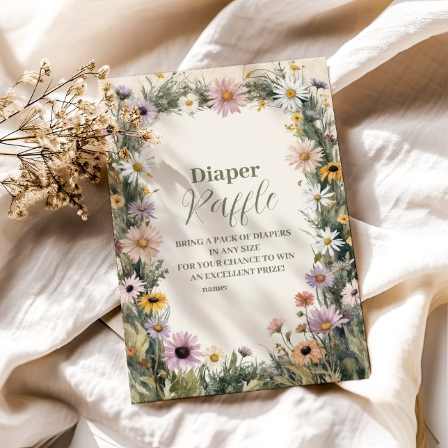 Baby in Bloom Garden  Diapper Raffle Enclosure Card (Creator Uploaded)