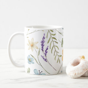 Baby in Bloom Garden Wildflower  Coffee Mug