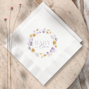 Baby in Bloom  Napkin
