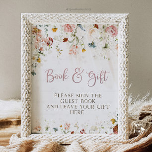 Baby in bloom pedestal sign