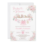 Baby in Bloom Pink Floral Girl Baby Clothes Shower