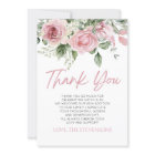Baby In Bloom Pink Rose Floral Baby Shower