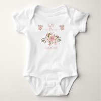Baby in Bloom Pink Rose Floral