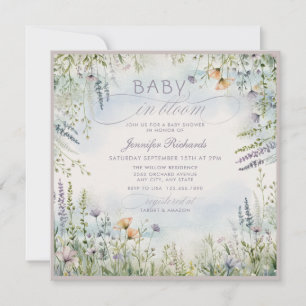 Baby in Bloom Shower Invitation