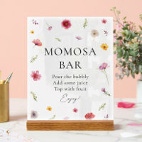 Baby in Bloom Spring Baby shower Momosa Bar