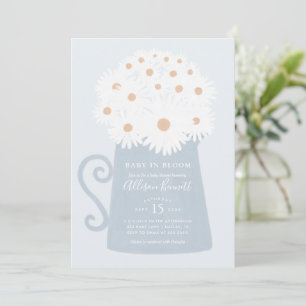 Baby in Bloom Spring Daisy Baby Shower Invitation