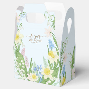Baby in Bloom Spring Easter Baby Shower Favor Box