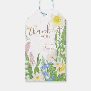 Baby in Bloom Spring Easter Baby Shower Gift Tags