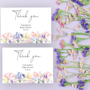 Baby in bloom thank you baby shower