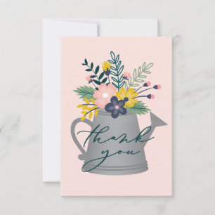 Baby in Bloom Thank You Card