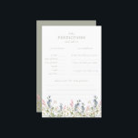 Baby in Bloom Wildflower Baby Predictions Game<br><div class="desc">There's a BABY IN BLOOM! Celebrate your soon-to-be wildflower with our handpainted dry-pressed floral boho baby shower collection. This design features lovely watercolor flowers in a stunning bouquet,  and is incredibly simple,  stylish,  and elegant. This design is fully customizable.</div>