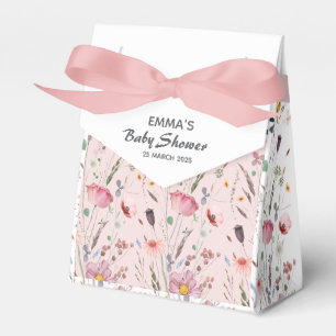 Baby in Bloom Wildflower Baby Shower Favor Box