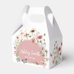 Baby in Bloom Wildflower Baby Shower Favor Box
