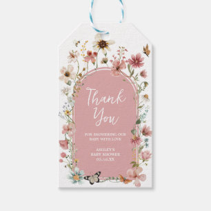 Baby in Bloom Wildflower Favour Tags