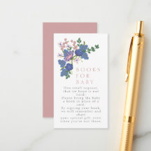 Baby In Bloom Wildflower Floral Pink Baby Shower