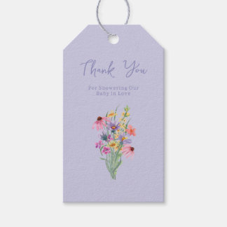 Baby in Bloom Wildflower Garden Baby Shower Gift Tags