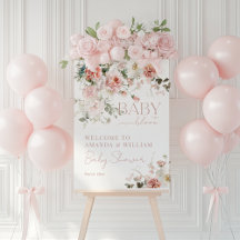 Baby in Bloom Wildflower Girl Baby Shower Welcome