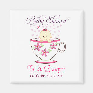Baby in Tea Cup, Magnet Favours