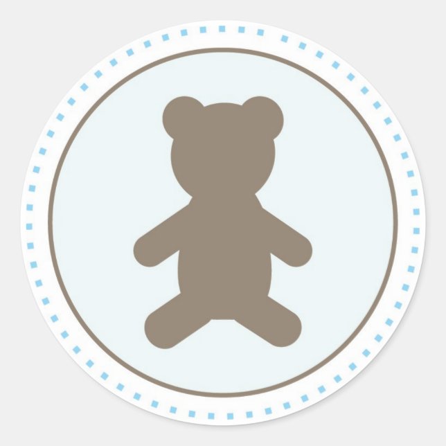 Baby Invitation or Favour Sticker (Front)