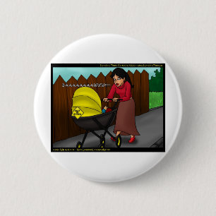 Baby Is Bored Funny Gifts Tees & Collectibles 2 Inch Round Button