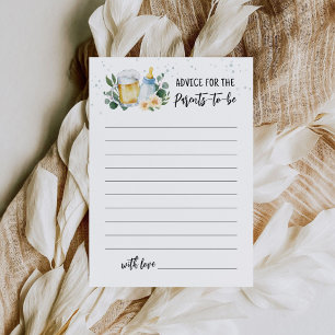 Baby Is Brewing Advice for parents to be Card