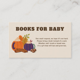 Baby Is Brewing Baby Shower Books For Baby Enclosure Card