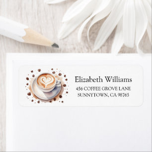 Baby is Brewing Baby Shower Return Address Labels