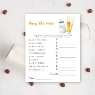 Baby is brewing beer - Price Guess Game