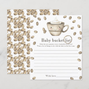 Baby is brewing coffee - Baby bucket list