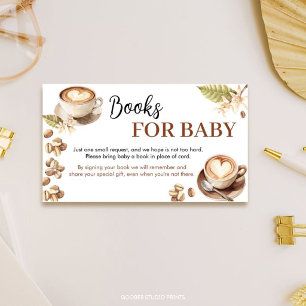 Baby is Brewing Coffee Baby Shower Books For Baby Enclosure Card