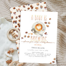 Baby Is Brewing Coffee Baby Shower | Editable 