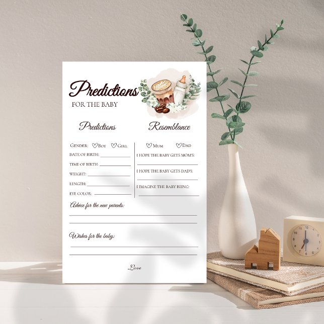 Baby is Brewing Coffee Baby Shower Prediction  (Creator Uploaded)