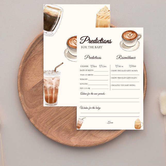 Baby is Brewing Coffee baby Shower Prediction  (Creator Uploaded)