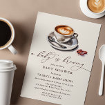 Baby is Brewing Coffee Gender Neutral Baby Shower Invitation<br><div class="desc">Baby is Brewing Coffee Gender Neutral Baby Shower Invitation</div>