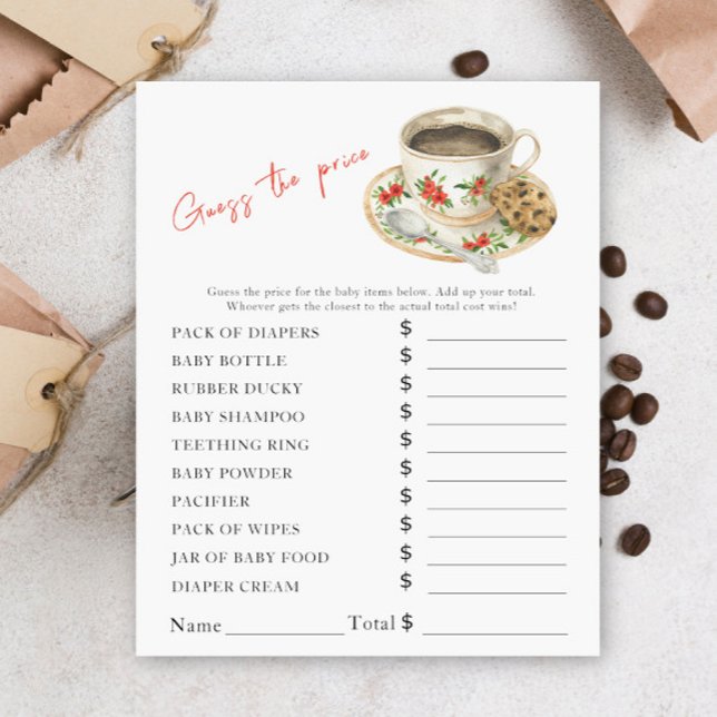 Baby is brewing coffee - Price Guess Game (Creator Uploaded)