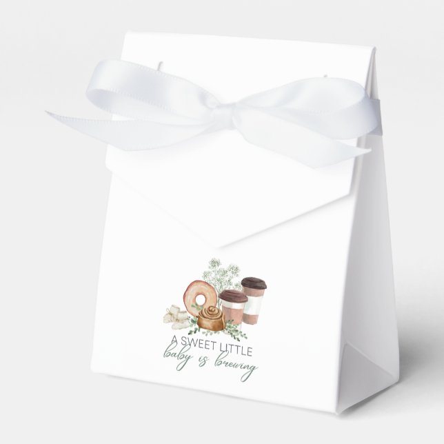Baby is Brewing Favor Box (Front Side)