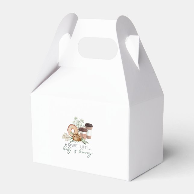 Baby is Brewing Favor Box (Front Side)