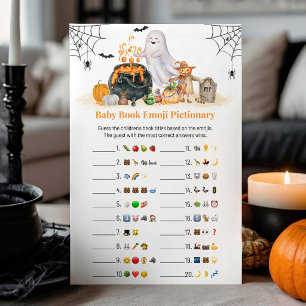 Baby is Brewing Ghost Emoji Pictionary Game
