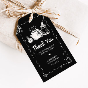 Baby is Brewing Halloween Baby Shower Favour Tags