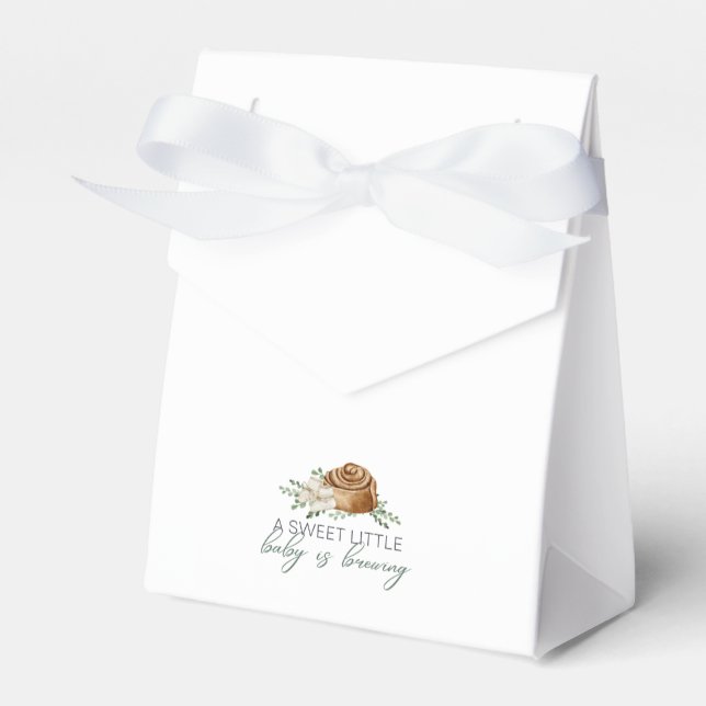 Baby is Brewing Pastry Favor Box (Front Side)