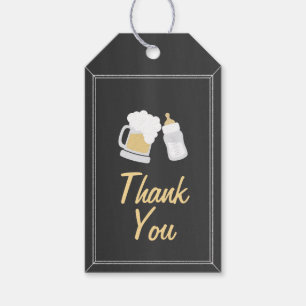 "Baby Is Brewing" Thank You Gift Tags